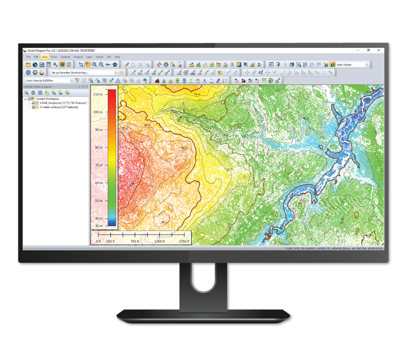 Global Mapper Pro Perpetual License with 1 Year of Updates