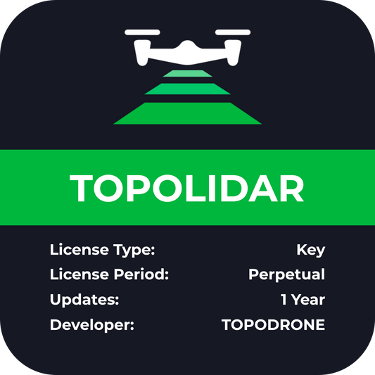 TopoLIDAR Processing Software 1 Year